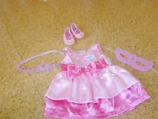 Baby Born  Puppen- Kleid rosa/pink mit Maske und Schuhen, Prinzessin