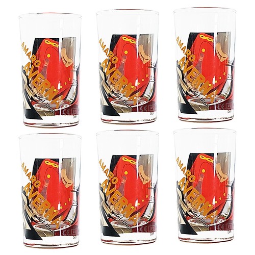 Averna design glas - 6x,