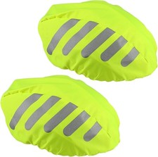 Miiepls Fahrradhelm Regenüberzug 2 Stück Regenschutz für Fahrradhelm, Wa