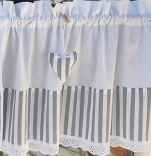 Scheibengardinen Landhausstil