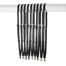 Schwarz Echtleder Trageriemen