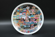 Arzberg Sammerteller Weihnachtsteller Stadt Sternennacht Motiv Porzellan Ø 25,5