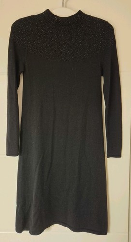 Damen strickkleid schwarz - damen,
