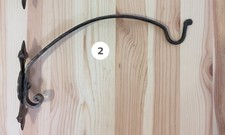 1 x Wandhaken Ausleger Schmiedeeisen 26 cm für Blumenampel Lampe | Vintage