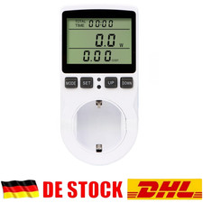 Energiemonitor Stromverbrauch Leistungsmesser Wattmeter Stromzähler Steckdose EU