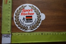 Alter Aufkleber Wassersport Fischen Angeln DAM Angelgerät