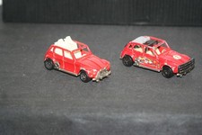 2x Alter Seltener Majorette Citroen Dyane Nr 237 Spielzeugauto Modellauto 1/60