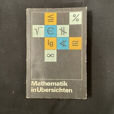DDR Schulbuch-Mathematik in Übersichten  Volk und  Wissen Verlag HC