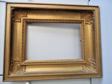 Barock Bilderrahmen, Holz, 48 cm x 38 cm x 5 cm 19 cm, Handarbeit 1933