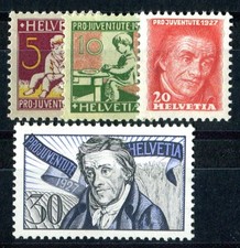 SCHWEIZ 1927 222-225 **