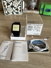 Sony Smartwatch 3 Schwarz SWR50  Silikon Armband mit Originalverpackung