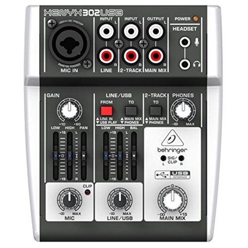 Behringer xenyx 302 - 302, usb