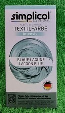 Simplicol TEXTILFARBE BLAUE LAGUNE  färbt Kleidung gleichmäßig All in1 Versand0€