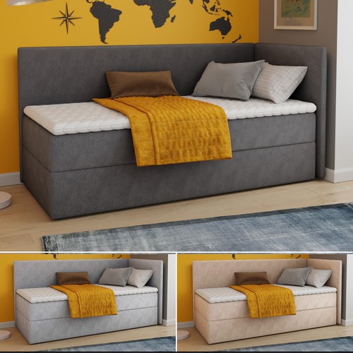 Boxspringbett flame jugendbett - flame,