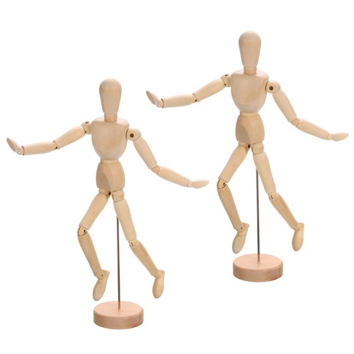 Holz mannequin figur 2 - mannequin, figur,