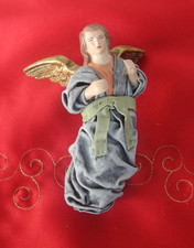 2 Krippenfiguren - Oliver Santon Engel , spanische Terrakottafiguren, 11 cm hoch