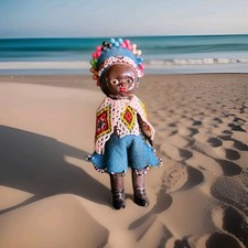 Vintage zulu puppe afrikanisch - vintage,