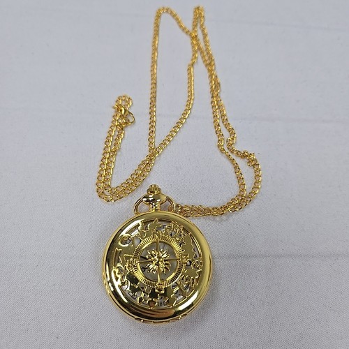 Taschenuhr goldfarben mit - taschenuhr,