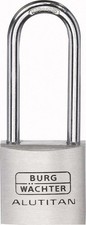 BURG-WÄCHTER Zylinder-Aluminium-Hangschloss Nr. 770 Alutitan
