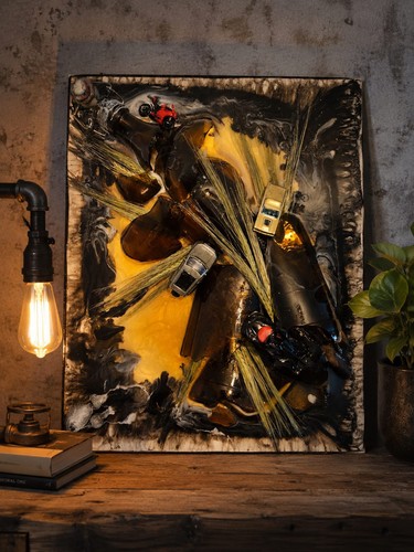 Epoxidharz bild unikat - epoxidharz, |
