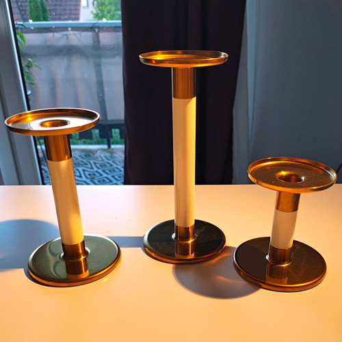 Kerzenhalter 3er set metall - kerzenhalter,