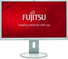 Fujitsu B24-8 TE 23,8-Zoll Monitor DisplayPort DVI USB weiß Lautsprecher Full HD