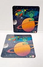 Restposten 50 x Puzzle je 16 Teile, Weltraum, Kinder, Spiele  Mitgebsel, Tombola