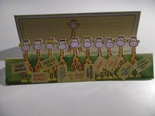 Fun Card Three Paperclip Glückwunsch Karte Happy Birthday Geburtstag Glück XXX