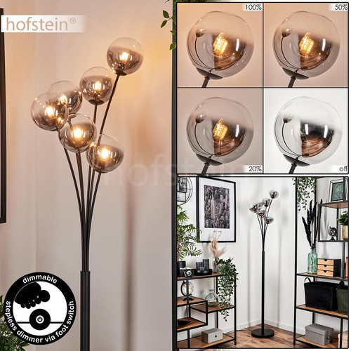 Rauchglas steh lampe leuchte - steh,