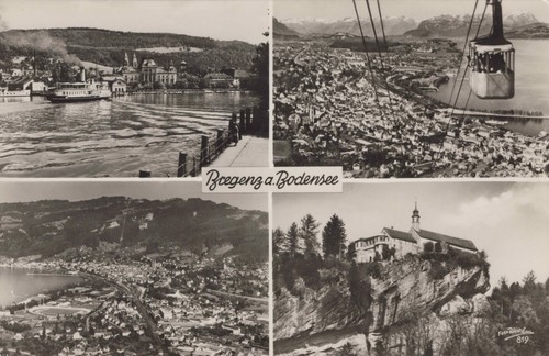 Alte ansichtskarte bregenz - ansichtskarte, a