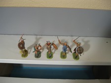 Elastolin 7 cm fünf Wikinger