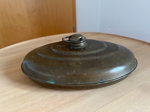 Wärmflasche alt kupfer - wärmflasche,