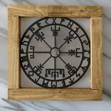 Wanddekoration Wikinger Kompass, Metall Wandkunst