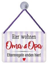 Kulthänger Blechschild - OMA