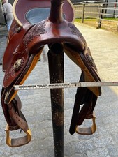 Bruno Breitschaftsattel zu verkaufen, Modell B&B, Punzierung Rose. Dunkelbraun.