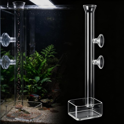 Aquarium glas futterrohr set - futterrohr,