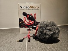 RØDE VideoMicro mit Windschutz Richtmikrofon zur Kameramontage