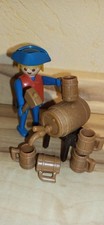 Playmobil,3386,Pirat,Korsar+Fass mit altem Zapfhahn+Holz-Fäustling,sehr selten!