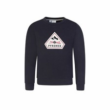 Pyrenex Kinder Pullover, Pyrenex Charles Crew kinder Pullover, Blau Gr: 14-16J.