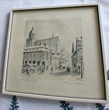 Radierung K. PALLMANN  DESSAU