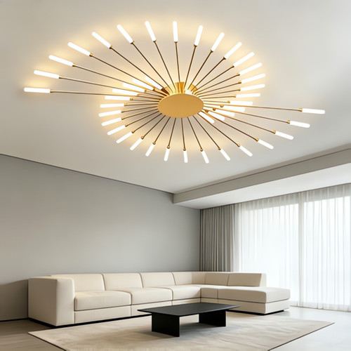 Led gold kronleuchter - kronleuchter, 42