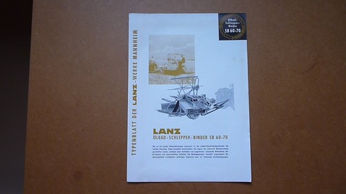 Lanz ölbad schlepper binder - lanz, Ölbad-schlepper-binder
