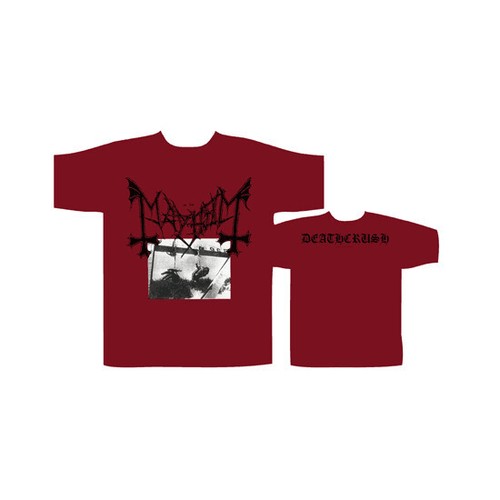 Mayhem deathcrush red band - red,
