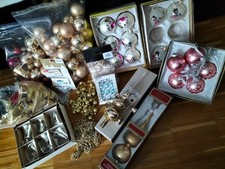 Großes Konvolut Weihnachtskugeln Glocken Schleifen Christbaumspitze u.s.w.