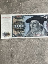 100 DM Schein Alt 1970 Ungebraucht Top ?