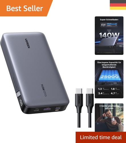Tragbare 25000mah power bank - 25000mah,