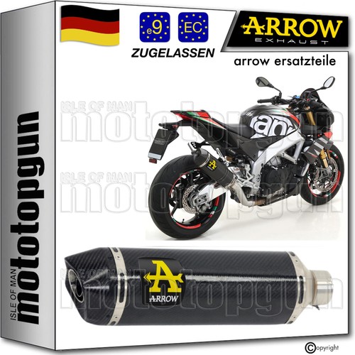 Arrow auspuff zugelassen - zugelassen, rt