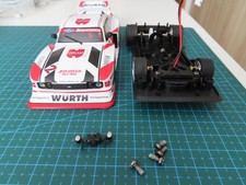 Carrera 859 Ford Zakspeed Chassis und Karosserie aus 20031042 plus Ersatzspiegel