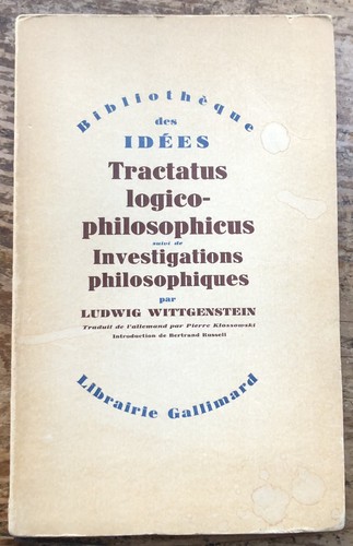 Rare 1961 wittgenstein - wittgenstein,