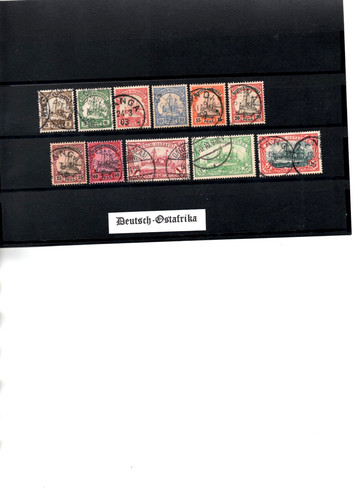 Deutsch ostafrika 1901 satz - deutsch-ostafrika,